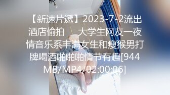 【新速片遞】2023-7-2流出酒店偷拍❤️大学生网友一夜情音乐系丰满女生和瘦猴男打牌喝酒啪啪啪情节有趣[944MB/MP4/02:00:06]