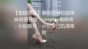 【安防精品】暑期开学校园学妹做爱开放，cosplay蜘蛛侠，小别数月，小伙早已饥渴难耐