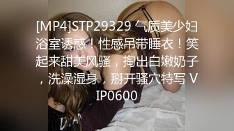 [MP4]STP29329 气质美少妇浴室诱惑！性感吊带睡衣！笑起来甜美风骚，掏出白嫩奶子，洗澡湿身，掰开骚穴特写 VIP0600