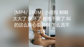 [MP4/ 260M] 小母狗 啊啊 太大了 操坏了 爸爸不要了 叫的这么撕心裂肺啊 怎么流不出来