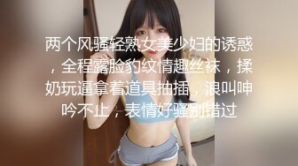 两个风骚轻熟女美少妇的诱惑，全程露脸豹纹情趣丝袜，揉奶玩逼拿着道具抽插，浪叫呻吟不止，表情好骚别错过