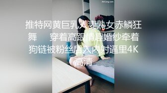 推特网黄巨乳人妻熟女赤鳞狂舞❤️穿着高跟情趣婚纱牵着狗链被粉丝后入内射逼里4K高清