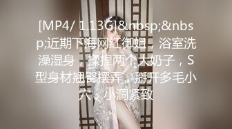 [MP4/ 1.13G]&nbsp;&nbsp;近期下海网红御姐，浴室洗澡湿身，揉捏两个大奶子，S型身材翘臀摆弄，掰开多毛小穴，小洞紧致