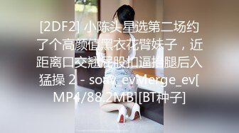 [2DF2] 小陈头星选第二场约了个高颜值黑衣花臂妹子，近距离口交翘屁股扣逼抬腿后入猛操 2 - soav_evMerge_ev[MP4/88.2MB][BT种子]