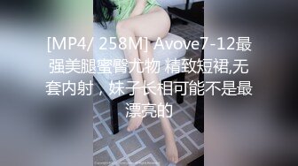 [MP4/ 258M] Avove7-12最强美腿蜜臀尤物 精致短裙,无套内射，妹子长相可能不是最漂亮的